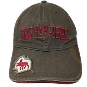 Eastern Illustrating Baseball Cap Brown One Size New Hampshire Moose Hat